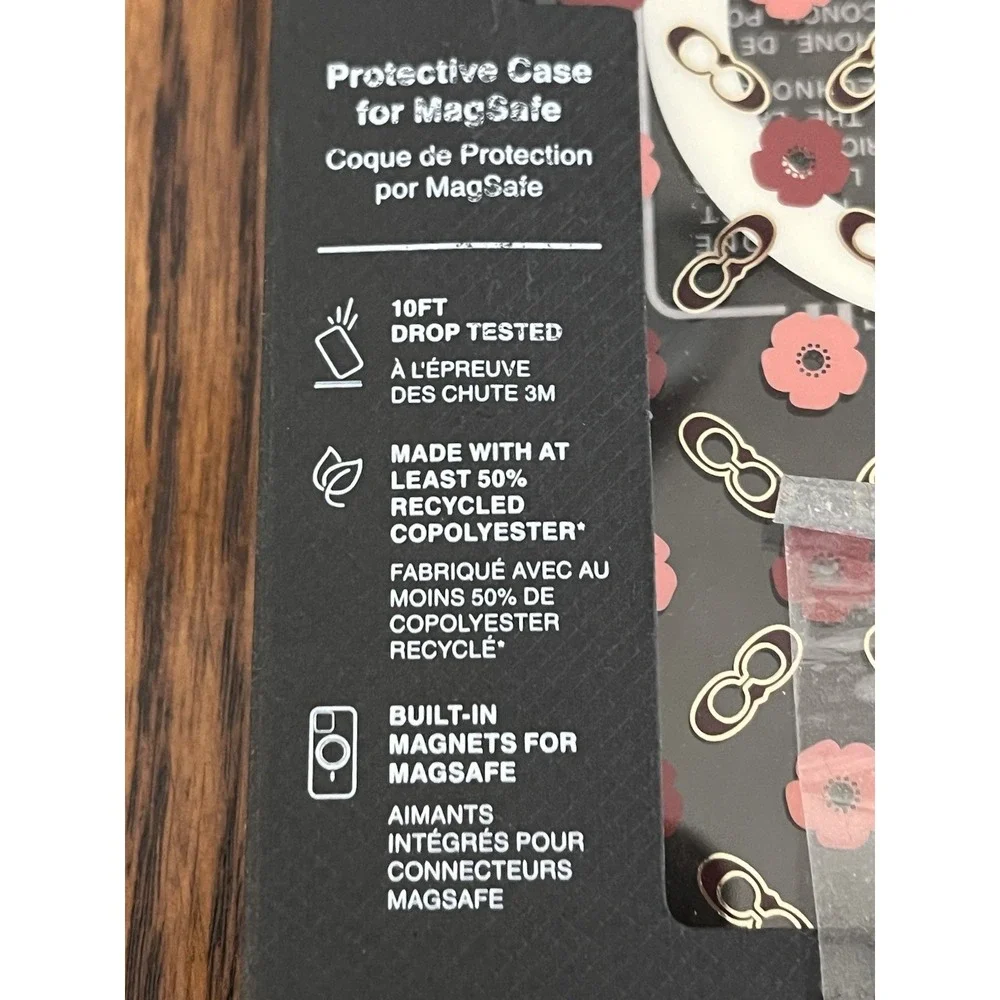 New Coach iPhone 15 Pro Max Phone Case With MagSafe & Drop Protection V2 P027193